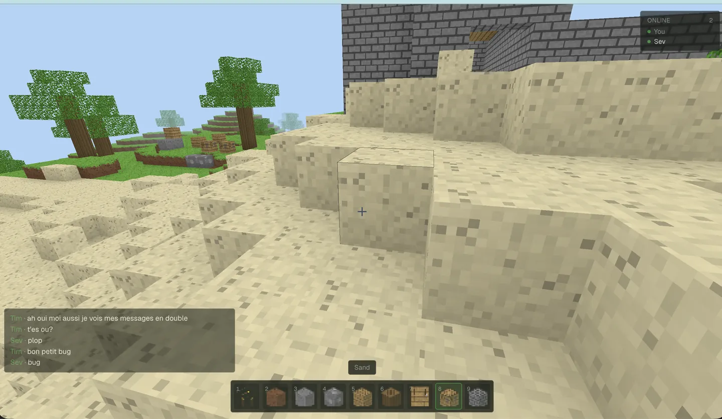 A browser voxel game built with OhMyUnicorn Forge